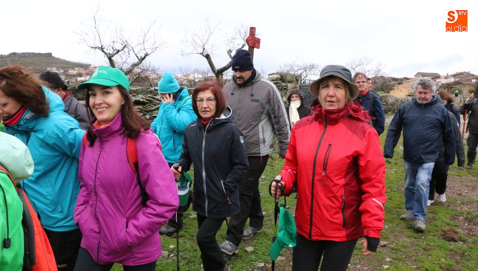 Unas 250 personas acudían este domingo a la marcha de Vilvestre