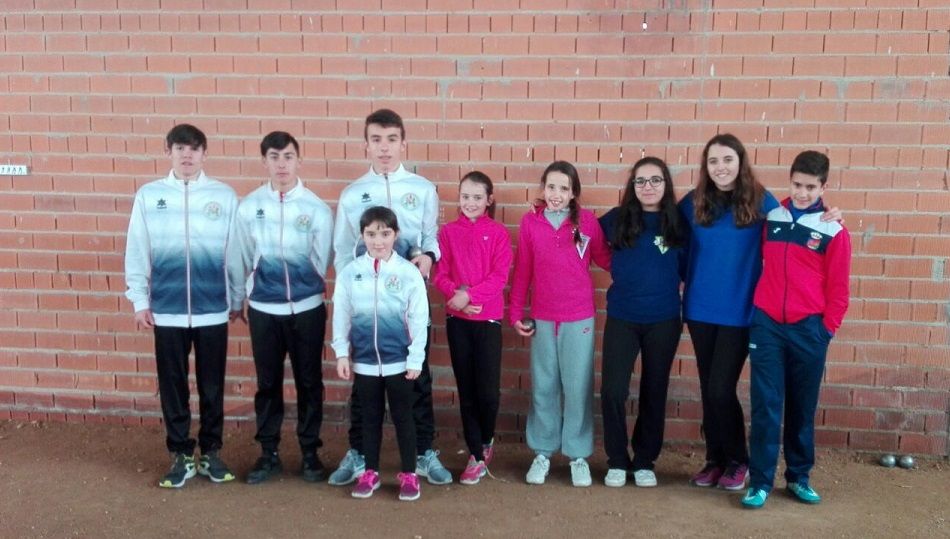 Un grupo de participantes en la prueba.