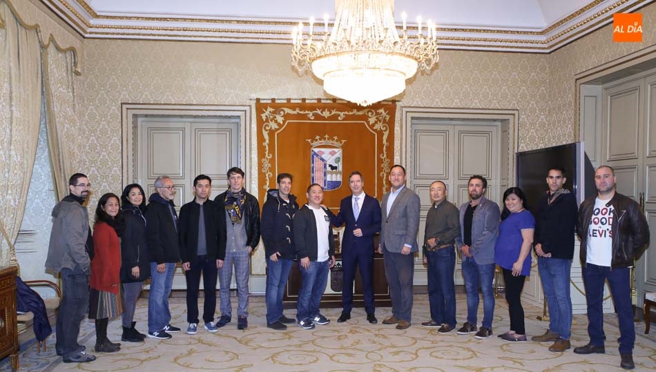 Recepción en el Ayuntamiento de Salamanca a los participantes en el Seminario de Aikido.