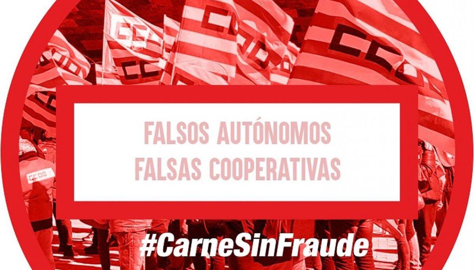 CCOO no parará hasta que no desaparezcan los falsos autónomos del sector cárnico