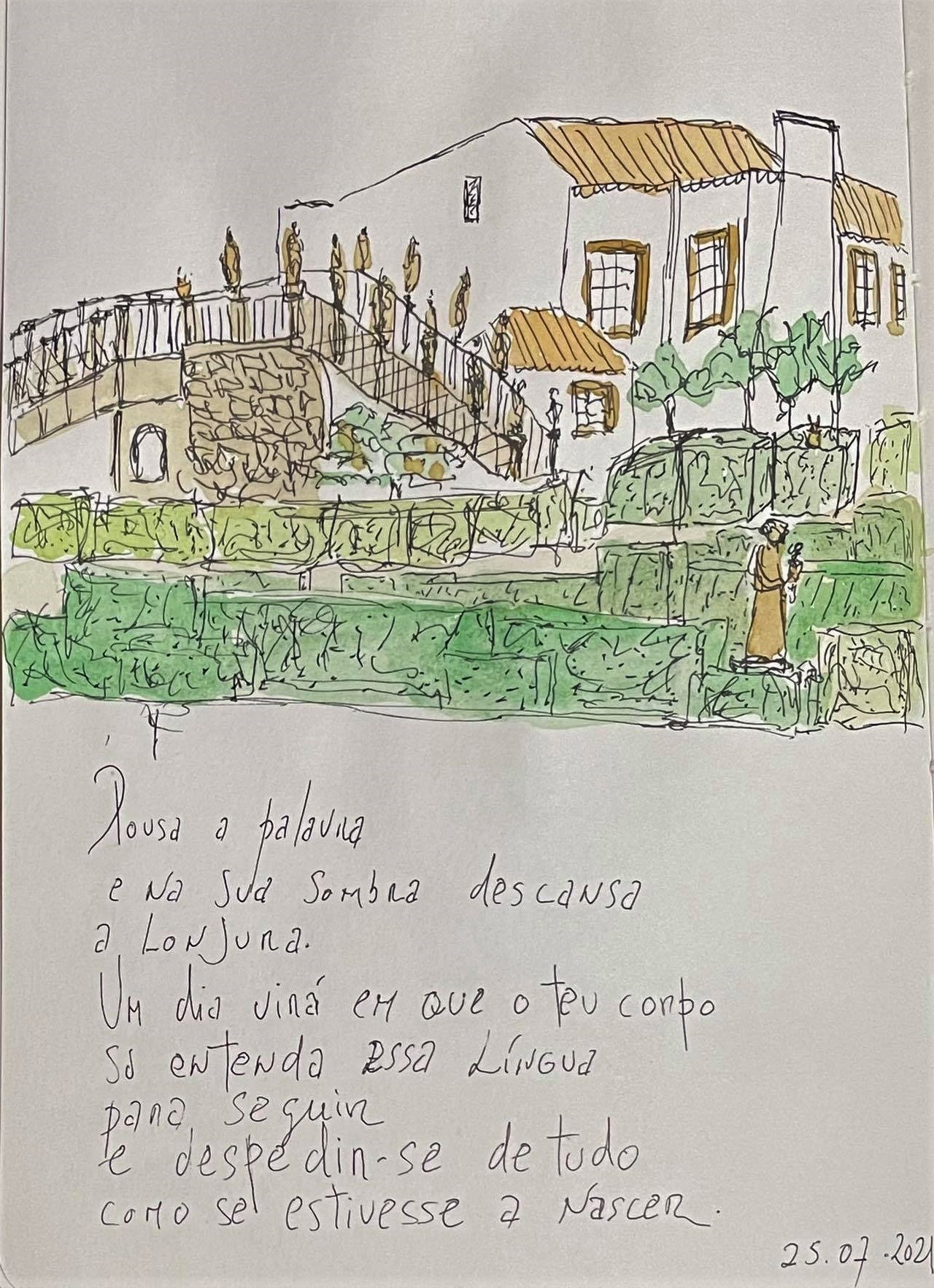 Pompeu Martins: breve apunte poético y pictórico tras su paso por Castelo Branco