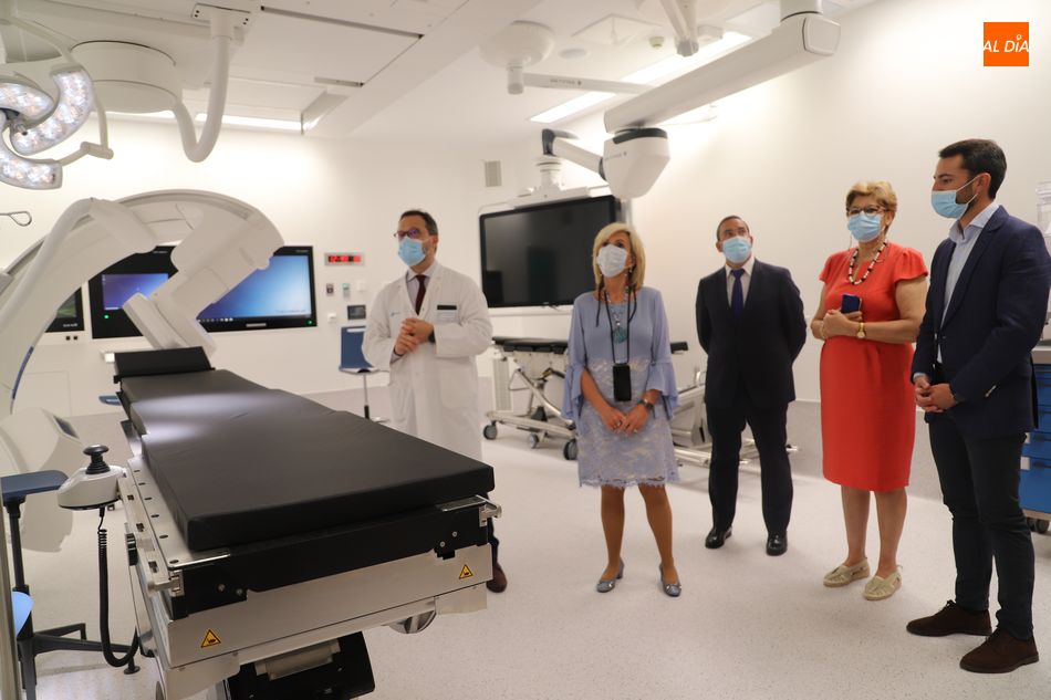 Visita de la consejera de Sanidad al nuevo Hospital de Salamanca. Foto: Lydia González