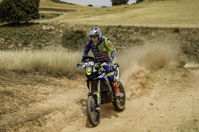 Santolino terminaba segundo en el prologo y la primera prueba en la Baja España Aragón- Sherco Team