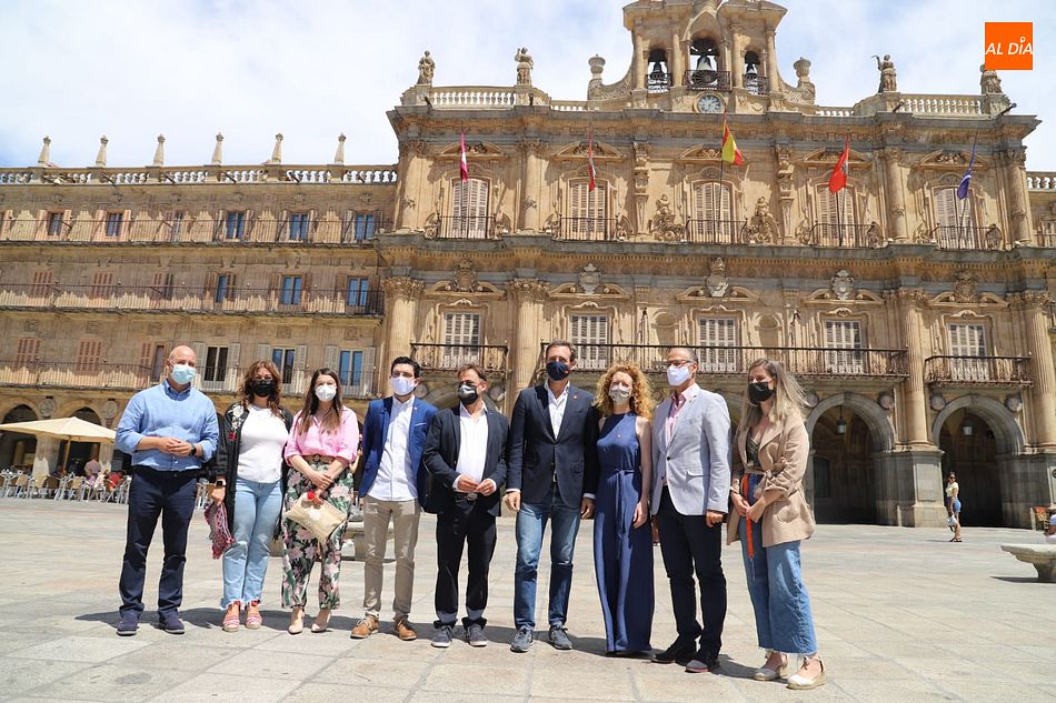 Los participantes en la jornada han visitado el centro neurálgico del turismo en Salamanca -Fotos: Lydia González