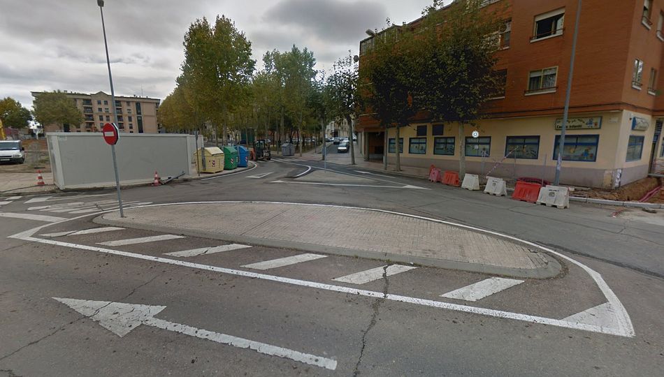 Glorieta José Velicia, en el barrio de El Rollo - GM