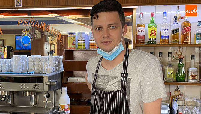 Paulino Sánchez, uno de los gerentes del Bar Peñaranda