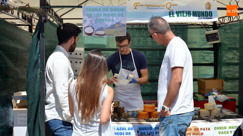 Un expositor en la feria del Queso del 2019
