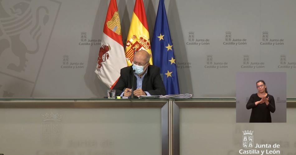 Francisco Igea durante la rueda de prensa posterior al Consejo de Gobierno de este jueves