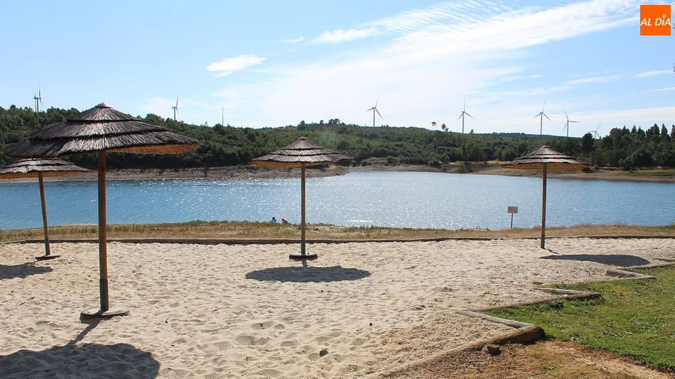 Playa de Malcata, en el embalse de Sabugal/ Foto: Martín-Garay