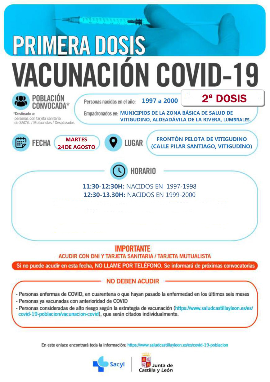 Foto 3 - Unas 300 personas completarán la pauta de la vacuna de Pfizer mañana martes en Vitigudino  