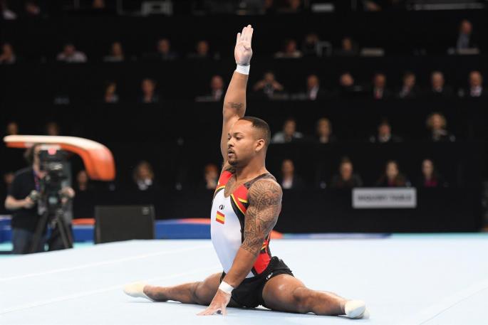 Rayderley Zapata era la mejor baza de la gimnasia española en los Juegos. RFEG