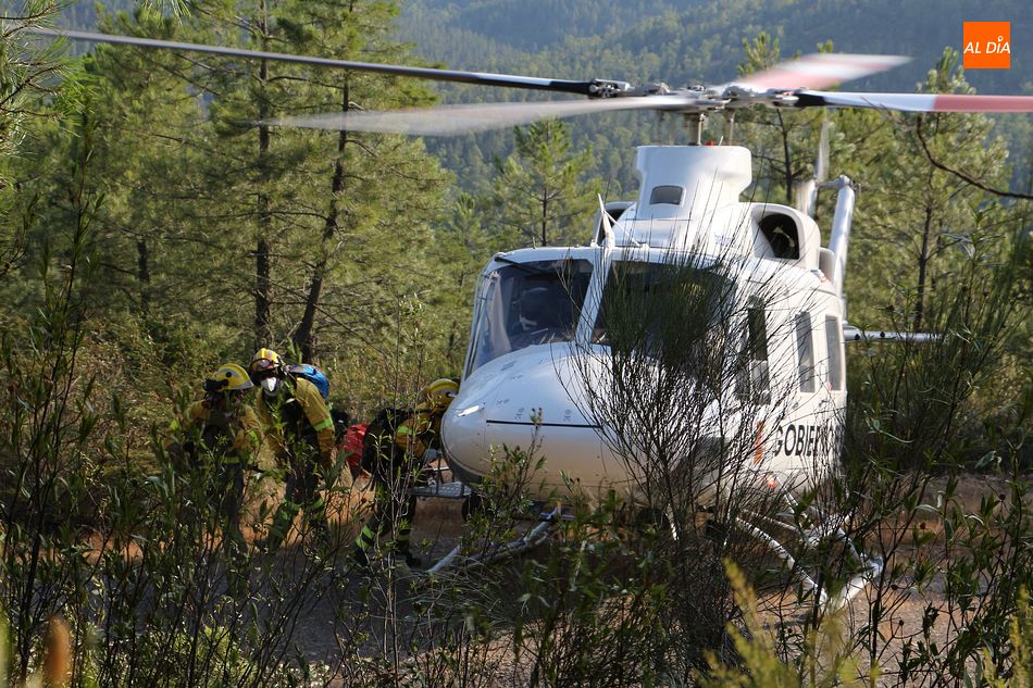 Extinguido un incendio en Sao Pedro de Río Seco, cerca de Aldea del Obispo