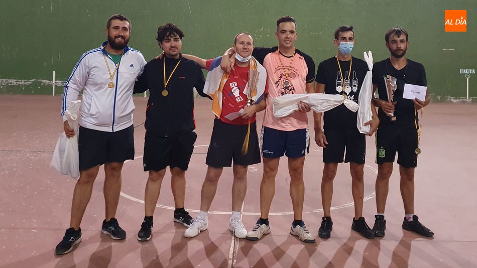 Las parejas del podio