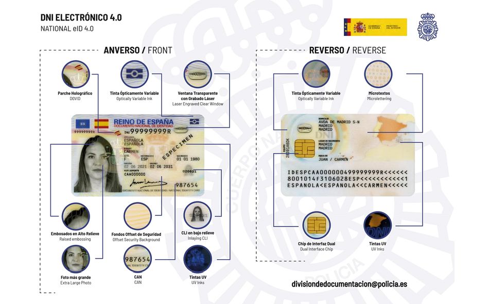 Más europeo, con más datos biométricos y poder llevarlo en el móvil, así es el nuevo DNI 4.0