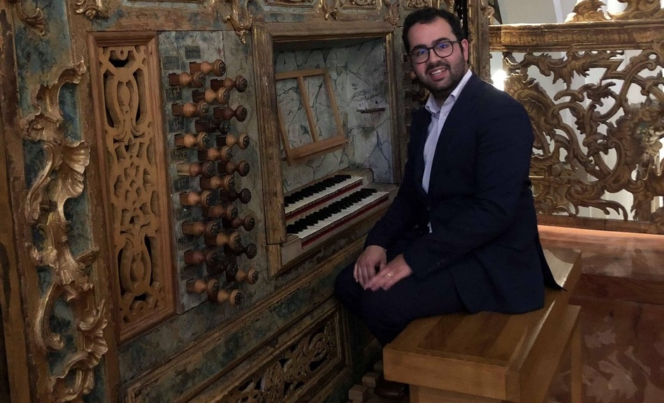 Organista portugués Rui Soares