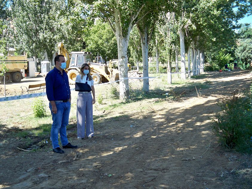 El alcalde, David Mingo, y la concejala del área, Marta Labrador - Ayto. Santa Marta
