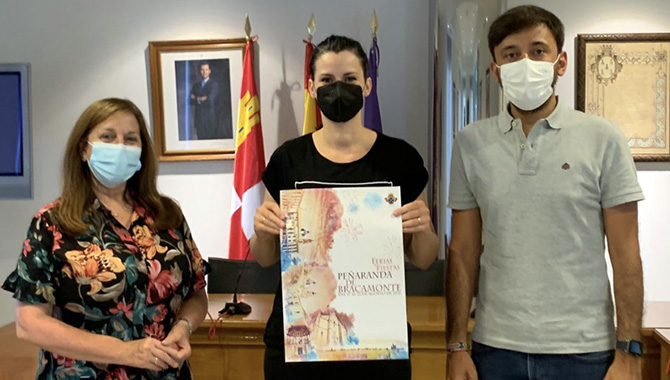 La obra de María Luz Sánchez ha sido la elegida como cartel de las Ferias y Fiestas 2021 en Peñaranda