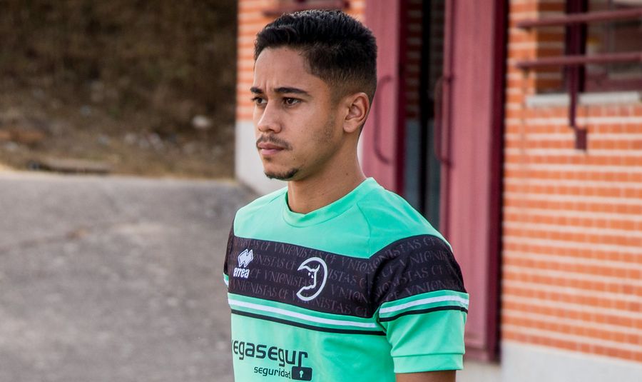 Willian en uno de los entrenamientos con Unionistas. Foto USCF