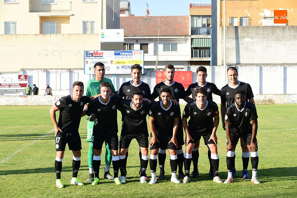 Once inicial del Salamanca UDS en el Francisco Mateos