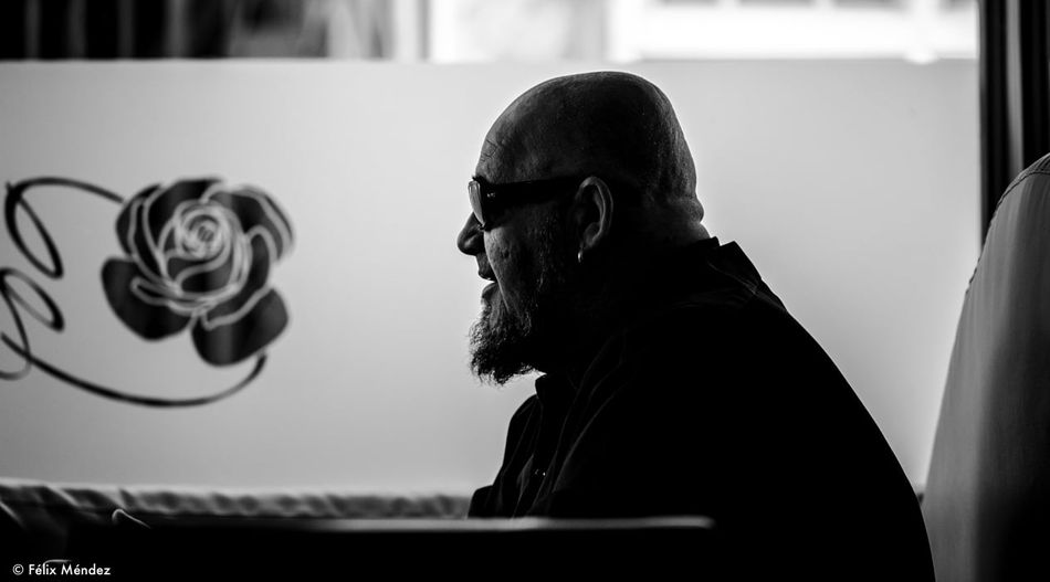 Gene García, una de las pocas voces masculinas del jazz en la Península. Foto de Félix Méndez