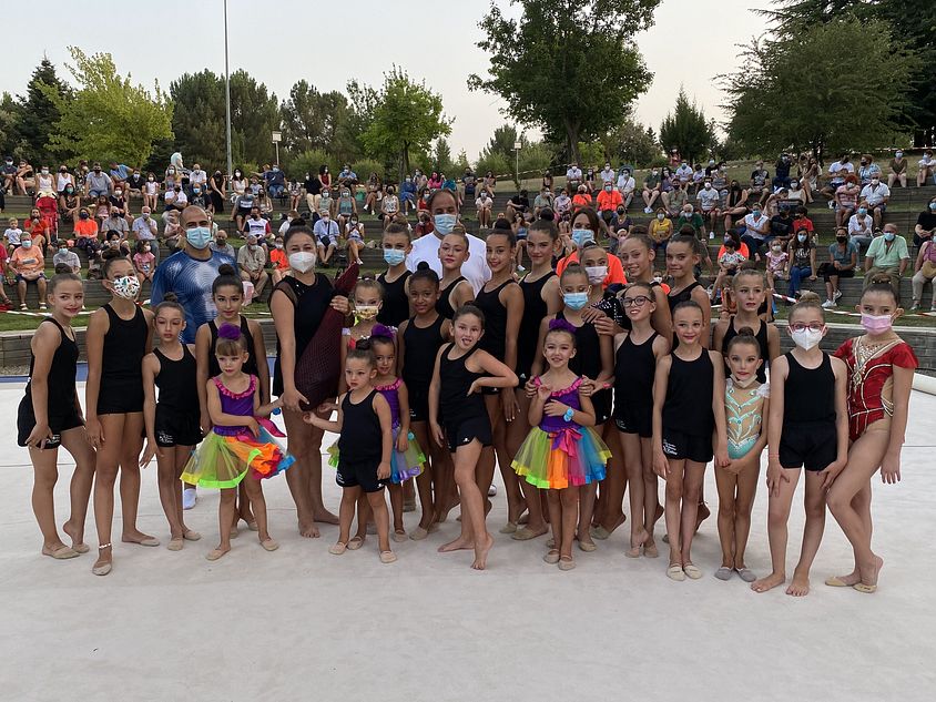 Nuria Cabanillas en la exhibición de Guijuelo | Fotos: Ayto. Guijuelo