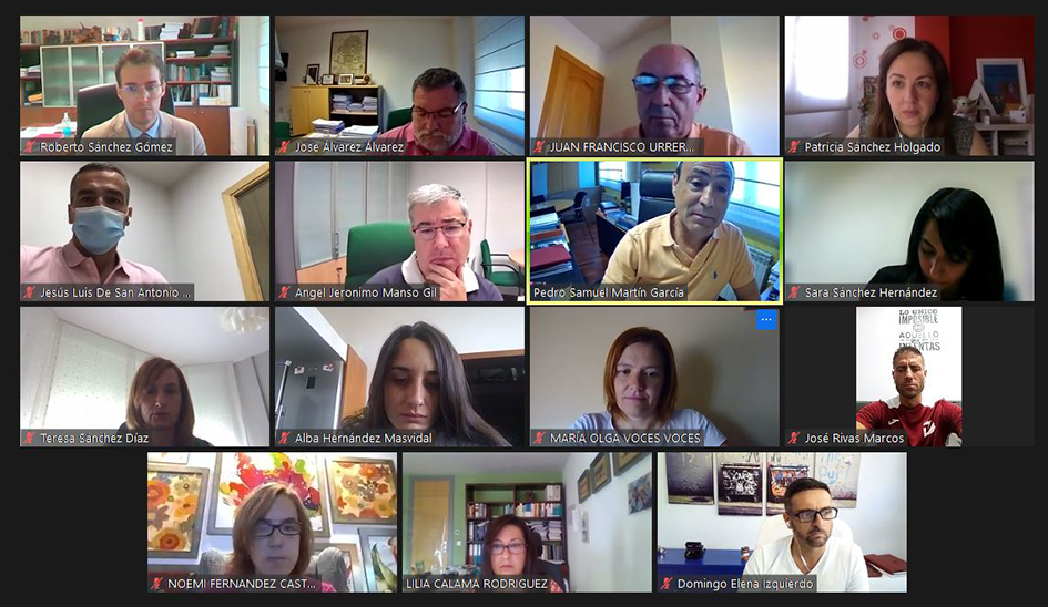 Pantallazo del pleno telemático del Ayuntamiento de Carbajosa de la Sagrada