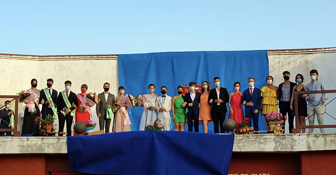 La Plaza de toros acogía la proclamación de las Cortes para las fiestas de San Roque. Fotos Aurelio Jinete