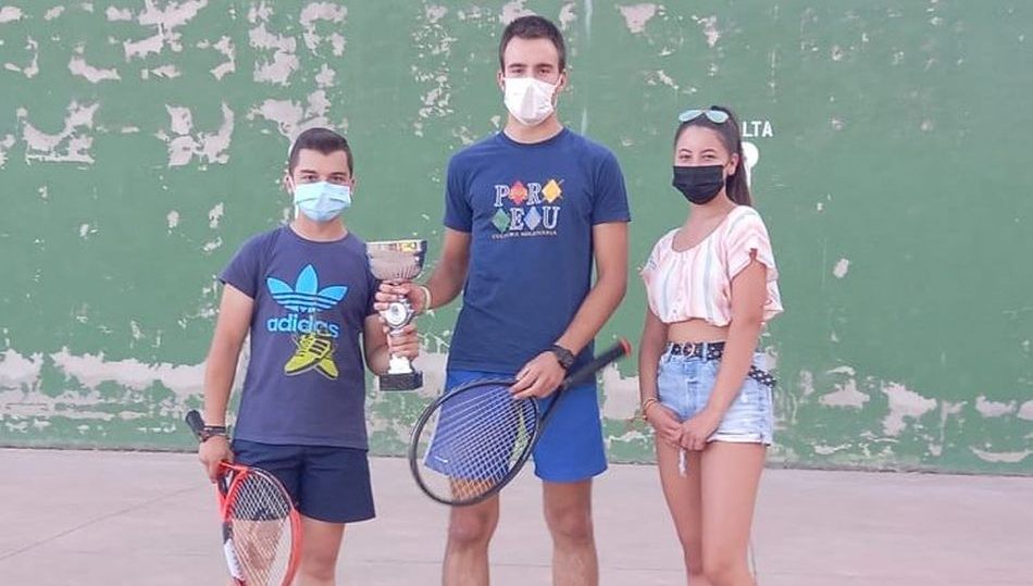 Adrián y Carlos, ganadores del torneo