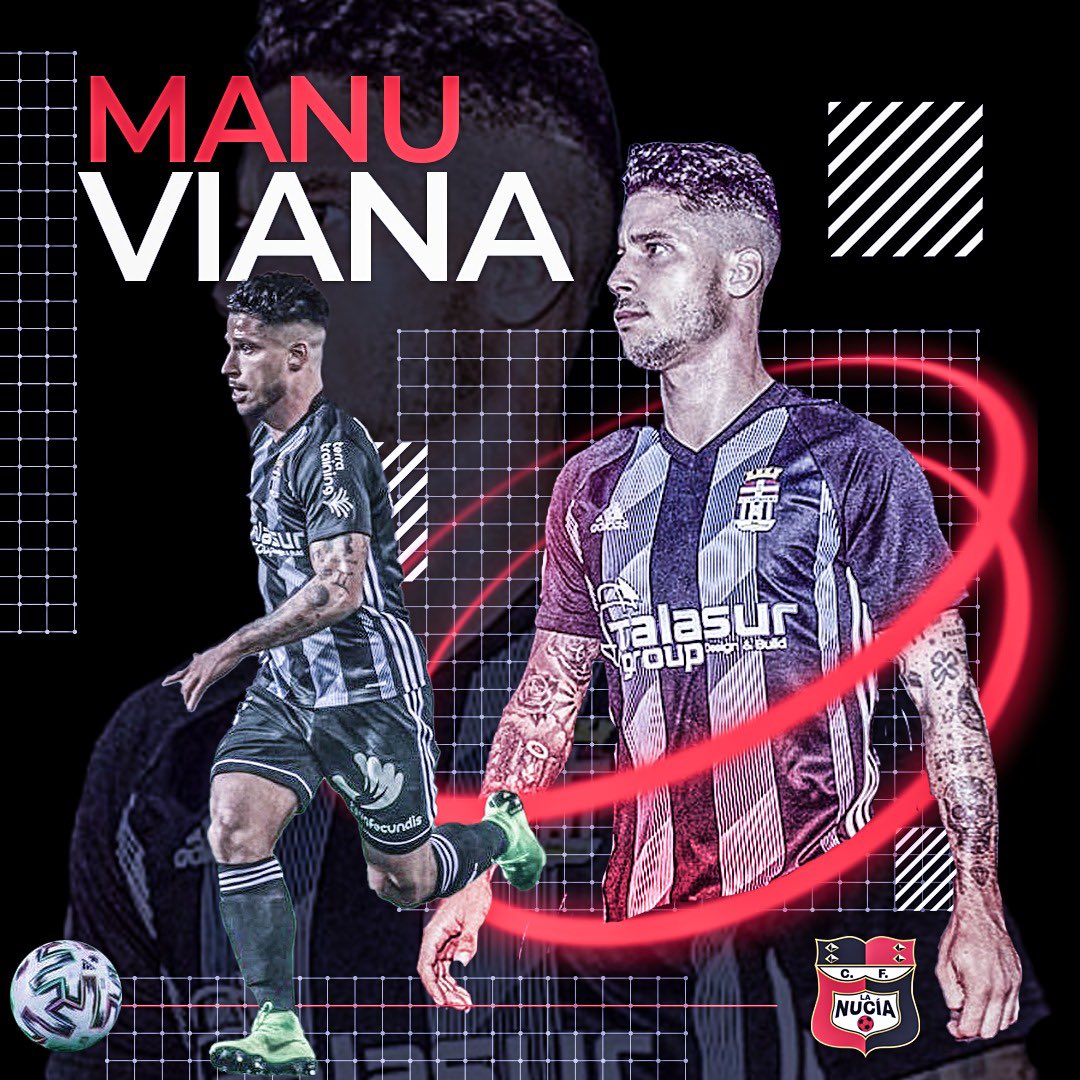 Cartel del fichaje de Viana / La Nucía