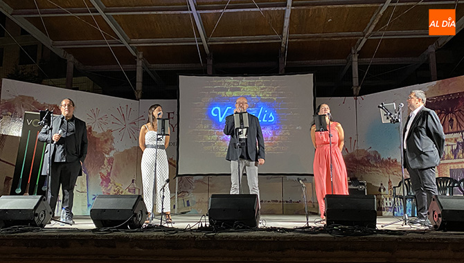 Vocalis ofrecía un concierto en el Parque La Huerta durante la noche del martes de fiestas