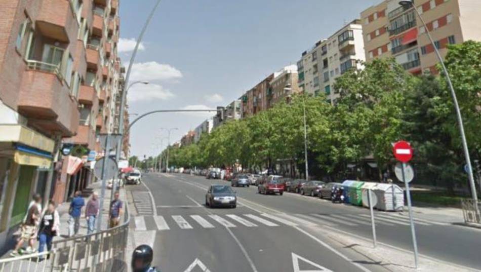 Avenida Federico Anaya, que quedó acordonada - Archivo