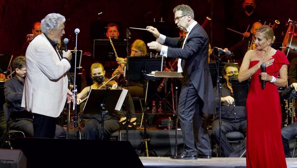El barítono contó con la inesperada presencia de Marta Sánchez. Foto CORTESTÍA FESTIVAL STARLITE