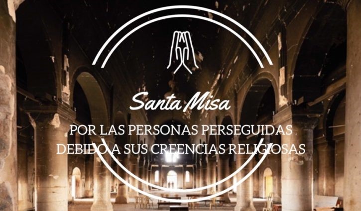 La parroquia de María Auxiliadora acoge una misa por las personas perseguidas por sus creencias...