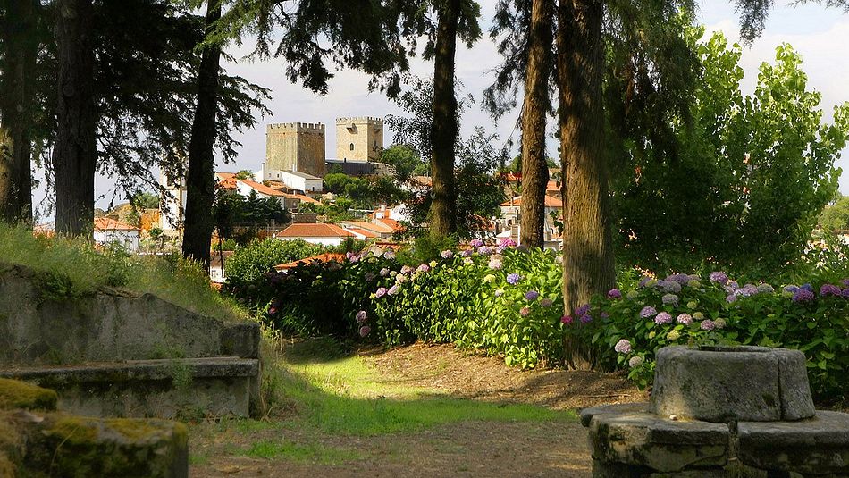 Panorámica de Pinhel desde el Parque da Trincheira