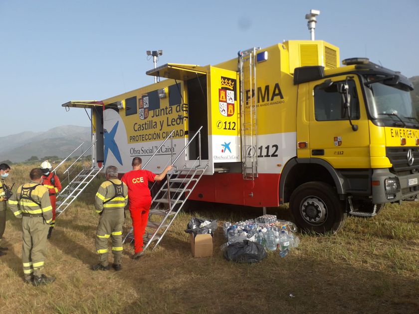 Puesto de Mando Avanzado de Protección Civil en Navalacruz - PC