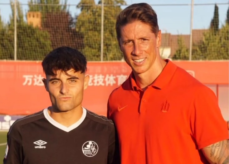 Ibán Ribeiro, junto a Fernando Torres / Salamanca UDS
