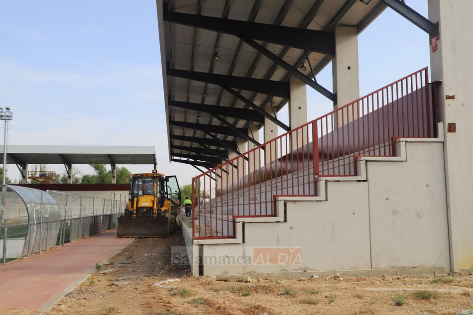 Una de las gradas del Reina Sofía / Lydia González