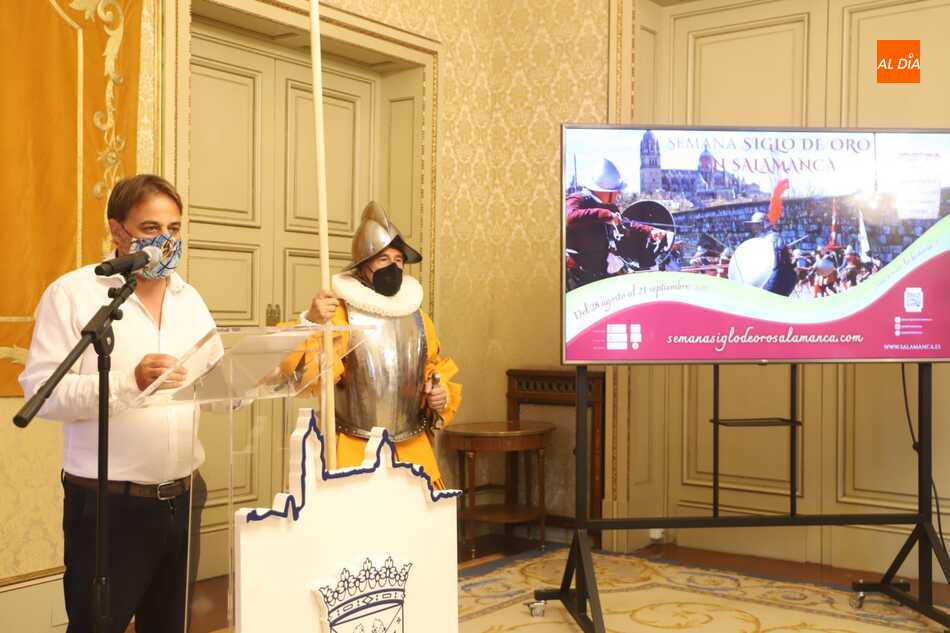 Imagen de la presentación de la Semana del Siglo de Oro en Salamanca