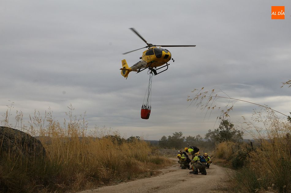 Una brigada helitransportada ELIF recién desplegada de su aeronave - Kiko Robles/Archivo