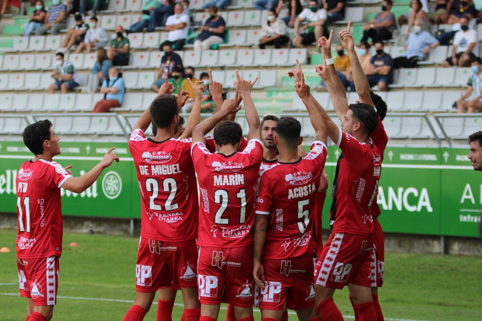 Unionistas dedica su primer gol del curso a la UDS / Unionistas CF