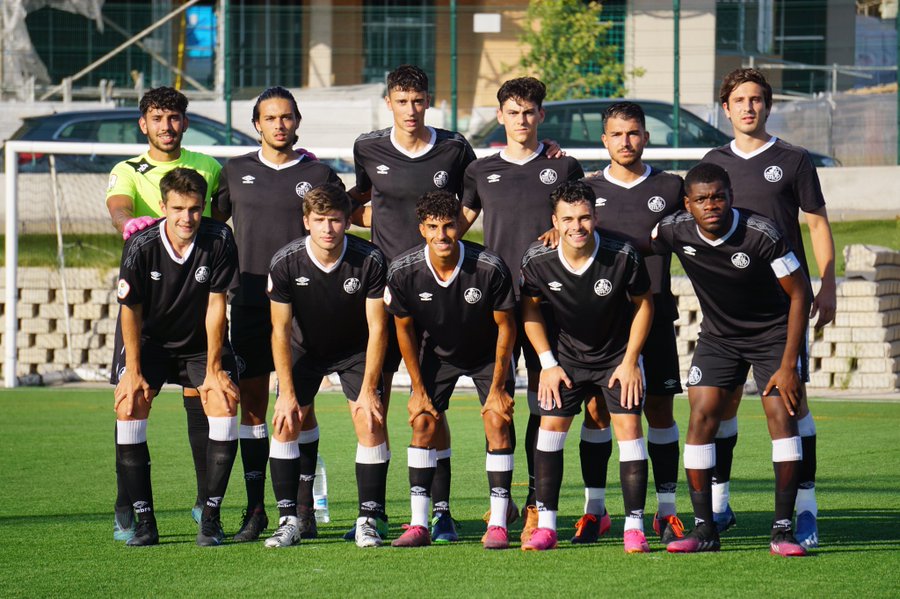Once del filial del Salamanca UDS en el amistoso / Base UDS