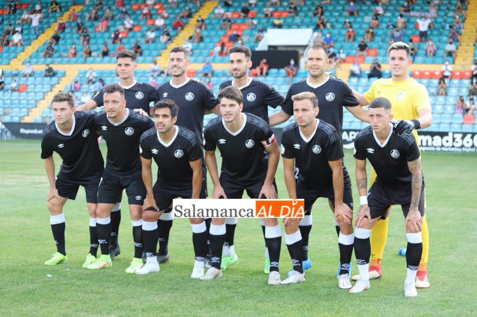 Once del Salamanca UDS en su presentación en casa / Lydia González