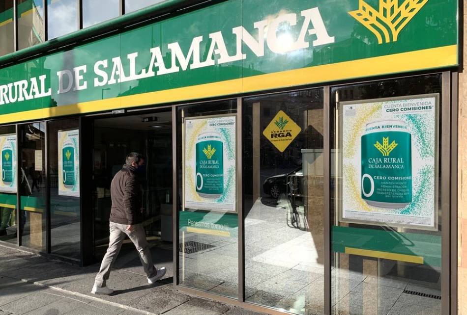 Imagen de la sede central de Caja Rural en Salamanca