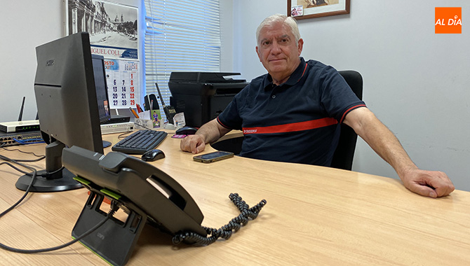 Felipe del Castillo es el actual máximo responsable del Parque de Bomberos de Peñaranda