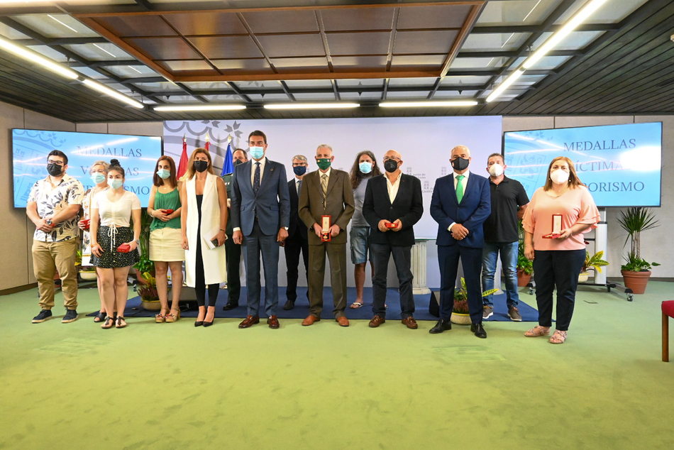 Acto de entrega de la medalla a las Víctimas del Terrorismo de Castilla y León