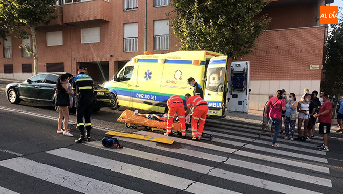 Una mujer ha sido atropellada este martes en la calle Licenciado Vidriera en Salamanca