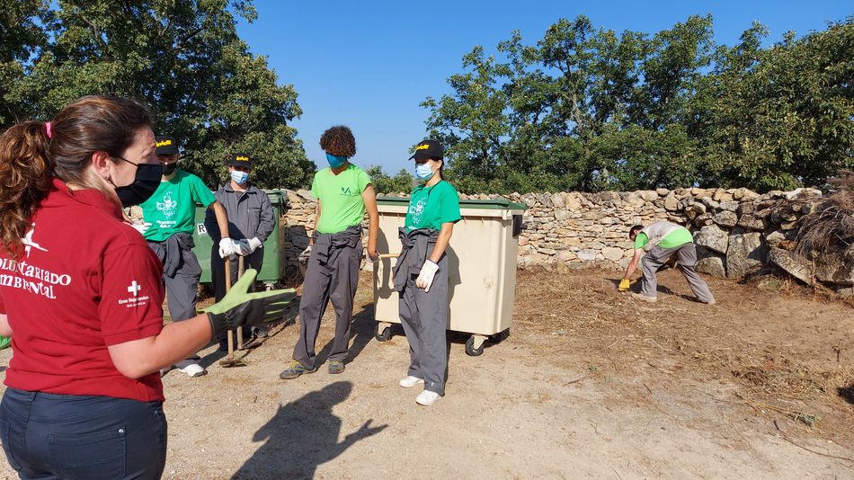 Algunos de los participantes en el Voluntariado