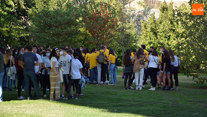 Las novatadas protagonizan una animada tarde en Salamanca