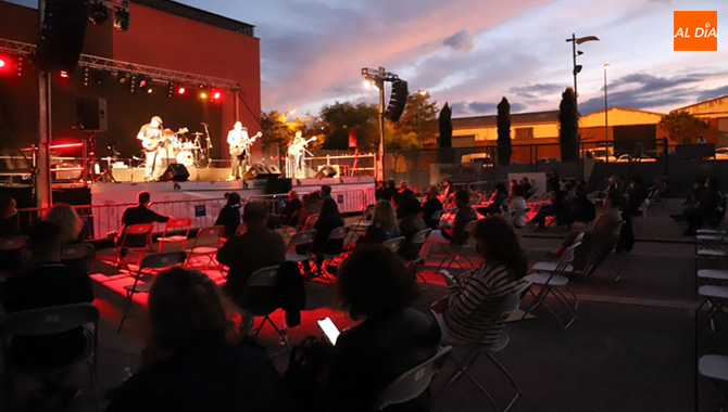 El Patio del DA2 acoge la final del II Concurso de Bandas de Salamanca. Foto Lydia González