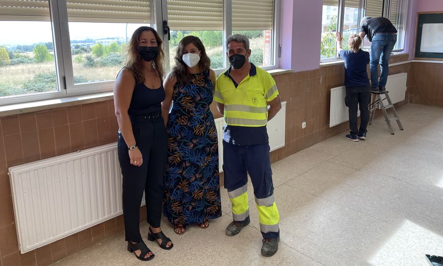 Algunas de las mejoras se han realizado en el colegio Miguel de Cervantes